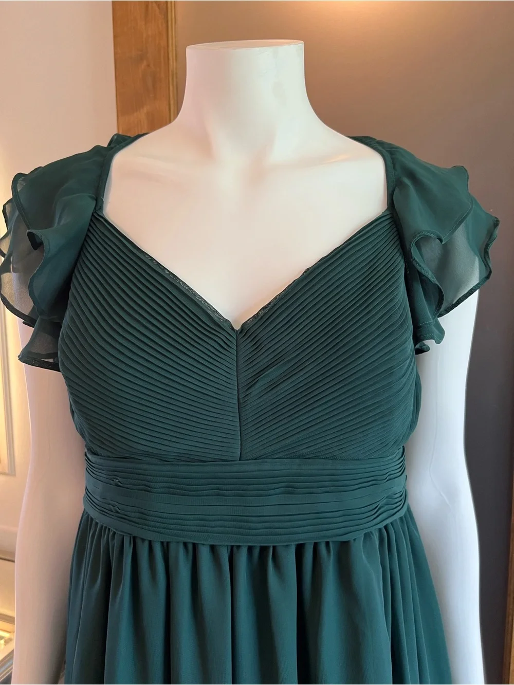 Birdy Grey Michelle Dress Chiffon Esmerald - Picture 5 of 16